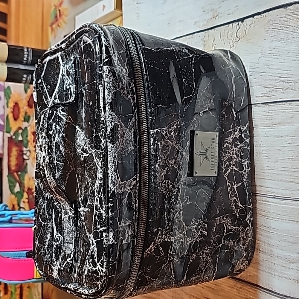 Jeffree Star Cremated Black Marble Travel Bag
